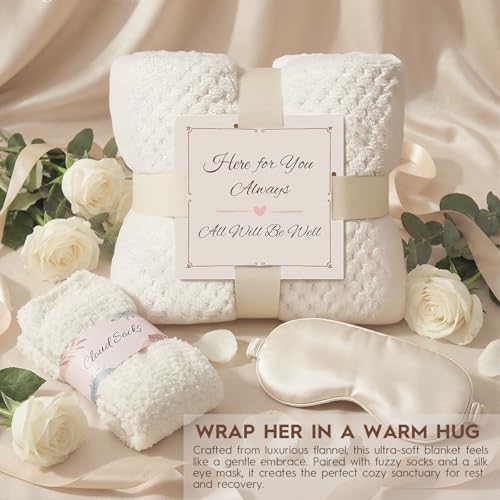 Self Care Gift Set for Women - Ivory White Spa & Relaxation Gifts
