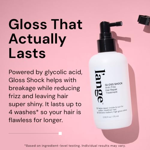 Anti-Frizz Hair Spray with Heat Protection and Shine for All Hair Types