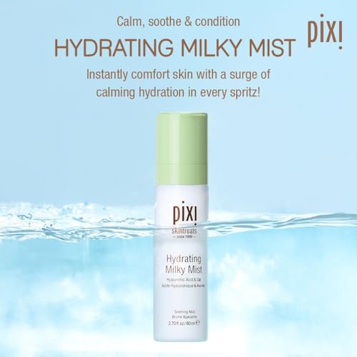 Pixi Beauty Milky Mist 2.70 Fl Oz | Hydrating Moisturizer for Dry Skin | Infused with Hyaluronic Acid