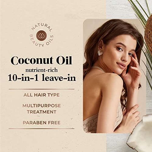 Oliology Coconut Oil 10-in-1 Hair Treatment Spray - 8.5 oz Pack of 2