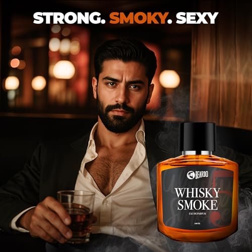 Beardo Whisky Smoke Eau de Parfum for Men 100ml – Long-lasting Woody Spicy Fragrance