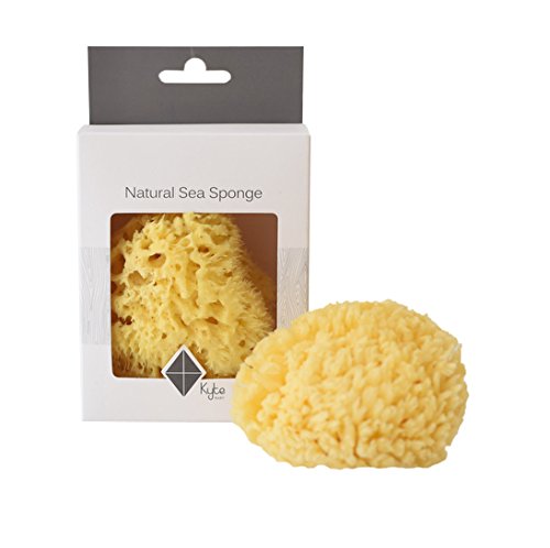 Natural Sea Sponge for Baby Bath 4-5 Inches Pack of 2 - Hypoallergenic & Eco-Friendly