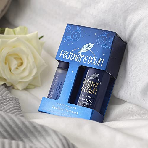 Lavender and Chamomile Pillow Spray & Roll-On Gift Set - Calming, Vegan, Cruelty-Free