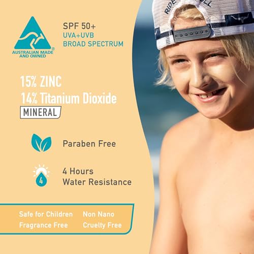 Sun Zapper Zinc Sunscreen Stick SPF 50+ Light Skin Tone 4-Pack - Water-Resistant Mineral Sunscreen for Fair Skin