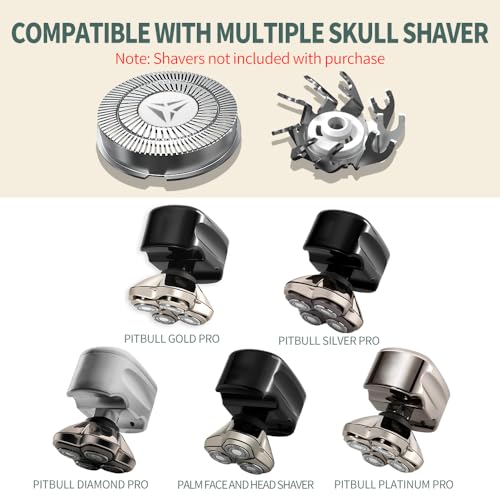 Shaver Replacement Blades for Skull Shaver Pitbull Pro - 12 Blades
