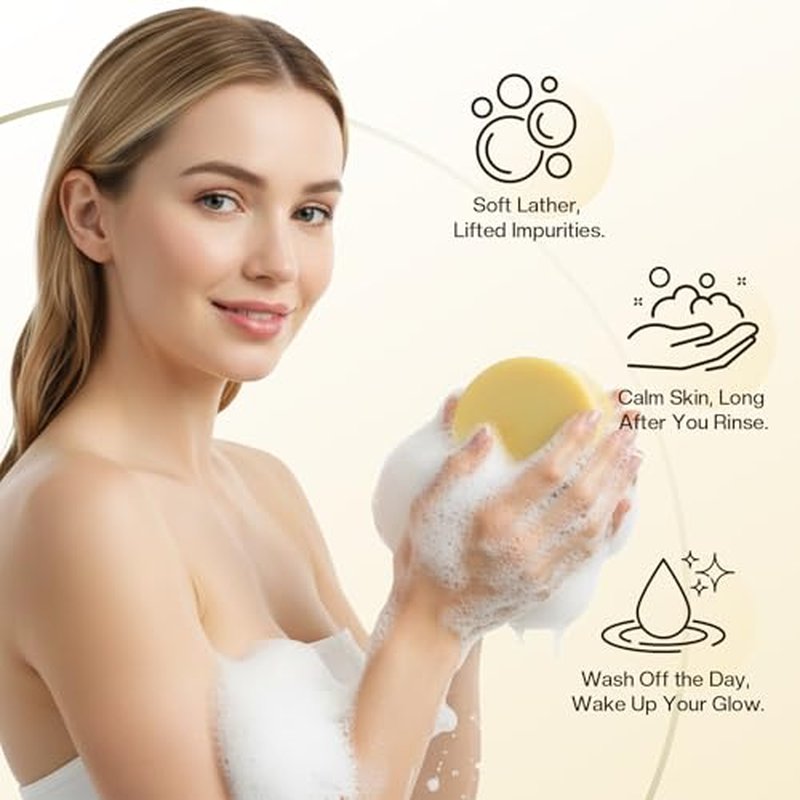 Beef Tallow Soap: Organic Grass-Fed Moisturizing Bar for Men & Women's Daily Face & Body Cleansing, Ideal for Sensitive & Dry Skin, 4.2 oz