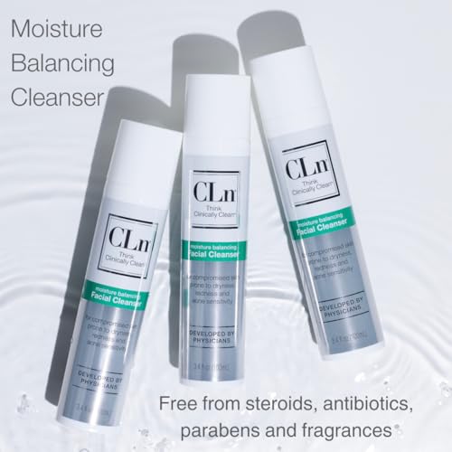 Hydrating Facial Cleanser for Sensitive Skin - 3.4 Fl Oz - Fragrance-Free & Paraben-Free - Suitable for Dryness, Eczema & Acne Prone Skin - Variation of THIS listing