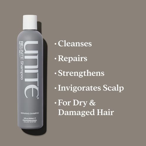 UNITE RE:UNITE Repair & Strengthen Shampoo for Damaged Hair 10 Fl Oz