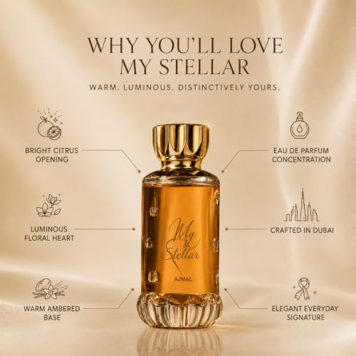 Ajmal My Stellar Eau de Parfum - Citrus Floral Amber Musk Perfume