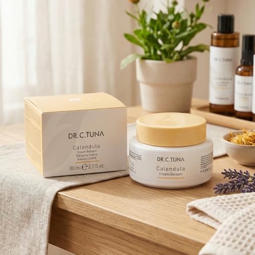 FARMASi Dr. C. Tuna Calendula Cream Balsam for Dry Sensitive Skin 2.7 fl oz