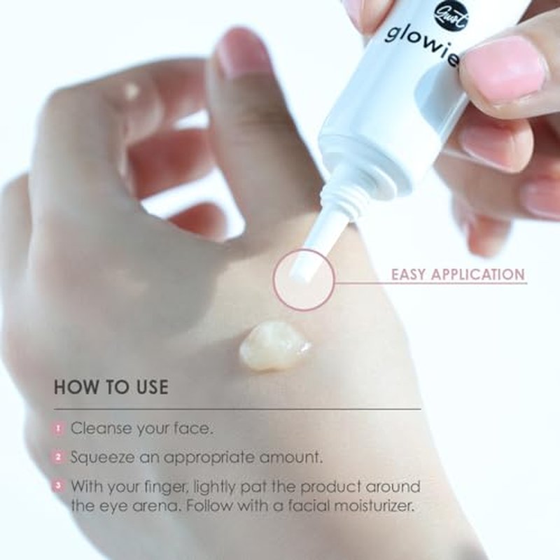 glowiest Dream Glow Collagen 82 Eye Cream- French Collagen eye cream Dark Circle under eye treatment korean eye cream, Glowing Day and Night Care Not Tested on Animals -0.7oz./20g (Pack of 2)