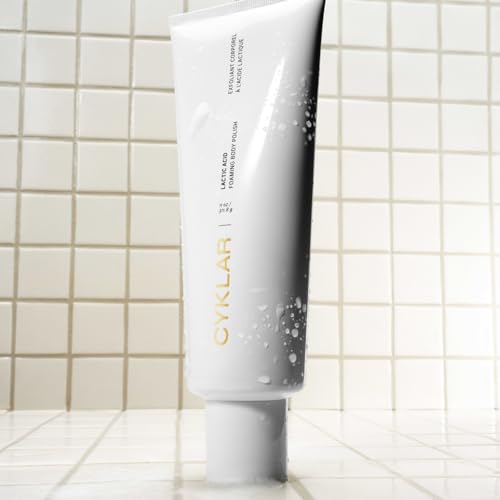CYKLAR Lactic Acid Body Polish with AHAs & Volcanic Pumice - Fragrance-Free, 11 fl oz