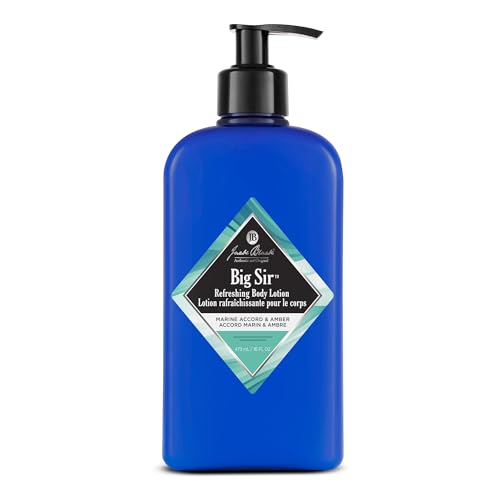 Jack Black Big Sir Body Lotion 16 Fl Oz - Aromatic Moisturizer with Aloe Vera & Hyaluronic Acid