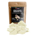 Refined Unscented Cocoa Butter Chunks 16oz - Natural Moisturizer for Skin & DIY Projects