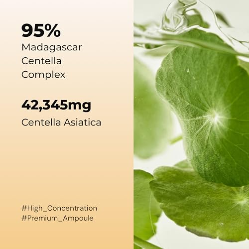 Centella Asiatica Serum 950,000ppm Cica Extract for Sensitive Skin - Fragrance-Free, Non-Greasy, 50ml