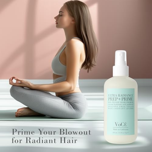 VoCE Haircare Prep + Prime Hair Spray - Shine & Heat Protection 8.5oz
