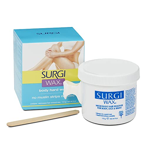 Surgiwax Hair Remover For Bikini, Body & Legs, 4-Ounce Boxes (Pack of 3)