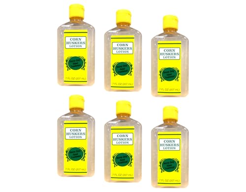 Corn Huskers Hand Lotion 7 Fl Oz Pack of 6 - Fast Absorbing Moisturizer for Dry, Cracked Hands