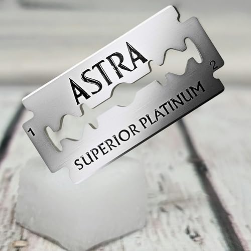 The Shave Factory Premium Shaving Set - Astra Platinum Double Edge Safety Razor Blades (300)