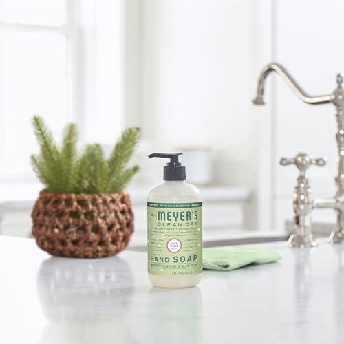 Mrs. Meyer's Clean Day Liquid Hand Soap Variety Pack - Pine Scent, 33oz Ref ill + 12.5oz Bottle