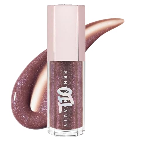 Lip Gloss with Luminous Finish - Rose Amber, 0.3 oz Lip Oil