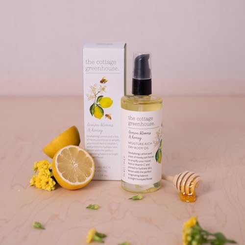The Cottage Greenhouse Lemon Blooms & Honey Dry Body Oil 4 Fl Oz