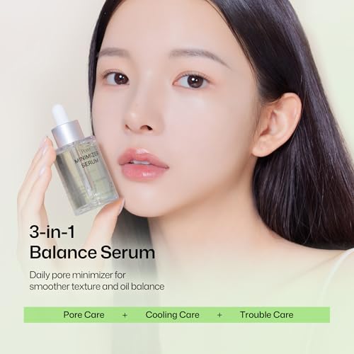 HAPA KRISTIN Pore Minimizing Serum, Korean Skincare Pore Tightening & Sebum Control for Oily and Sensitive Skin, Niacinamide + Bakuchiol, Centella Hydrating Soothing for Smoother Texture, 1.01 fl oz