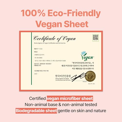 Vegan Deep Moisture Sheet Mask with Rice & Oat Extracts - Hydrating Skin Care