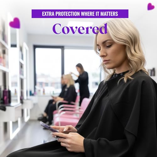 Ultra-Soft Cozy Fleece Hair Cape for Salon Clients - Keeps Hair Warm
