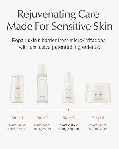 SU:M Micro-Active Toning Ampoule - High Potency Serum for All Skin Types