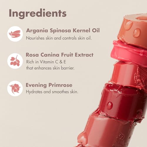 rom&nd GLASTING MELTING BALM 03 Sorbet Balm: K-Beauty Hydrating Tinted Lip Gloss for Crystal-Clear Water-Gloss Shine & Long-Lasting Comfort