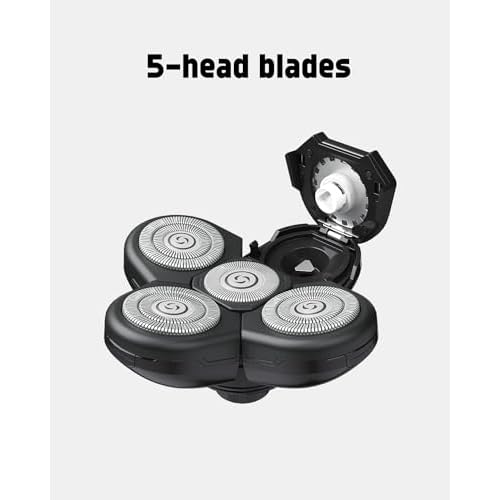 uijino Head Shavers for Bald Men Freedom Blades, Freedom Razor Replacement Blades Freedom Razor Blades, 3Pack Head Shaver Replacement Heads Compatible with Bald Head Shavers for Men, 3 Cleaning Brush