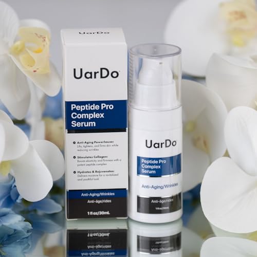 Uardo Peptide Pro Complex Serum 1 Fl Oz/ 30 ml - usn104 | For All Skin Types | Keeps Skin Moisturized | Reduces Wrinkles | For Women and Men