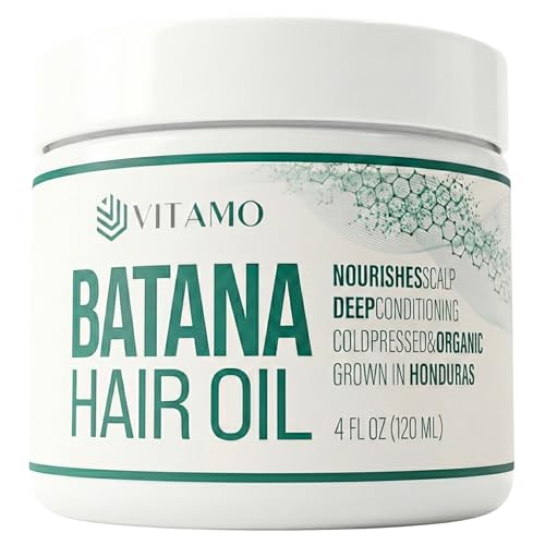 Organic Batana Hair Growth Oil for Thinning & Damaged Hair - Cold Pressed, Natural Scalp & Hair Treatment