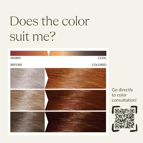 Khadi Light Brown Herbal Hair Dye - Natural Permanent Hair Color for Grey Coverage