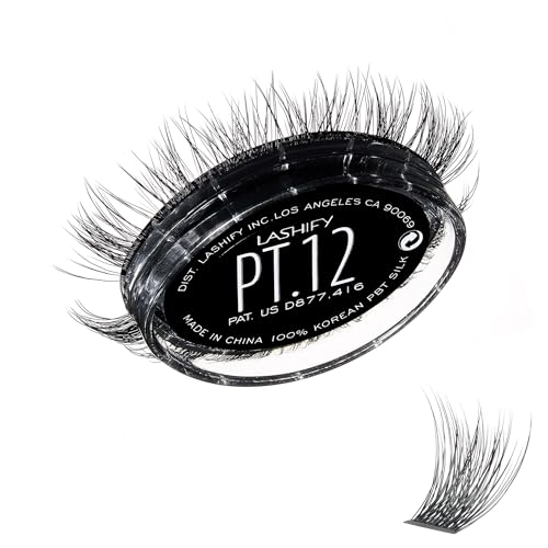 False Eyelashes - Gossamer 12mm Plushy Tame Lashes in Black - Easy DIY Voluminous Natural Look