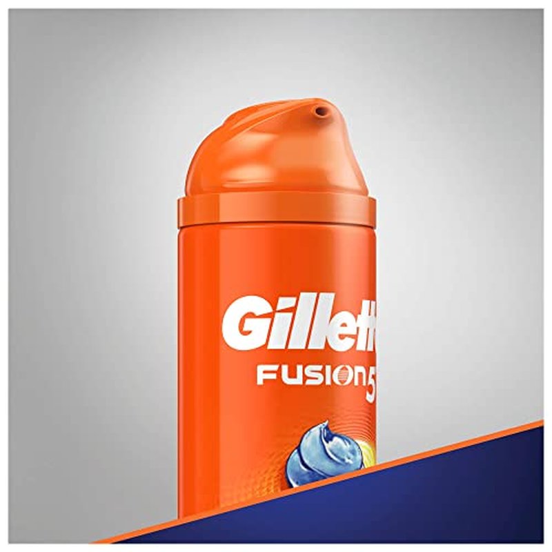 Gillette Fusion5 Ultra Sensitive Men's Shaving Gel 200 ml, Leaves Skin Feeling Clean and Comfortable