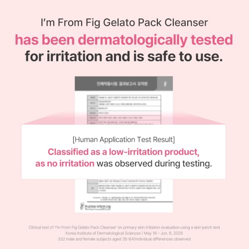 I'm From Fig Gelato Cleansing Pack & Pore Mask for All Skin Types
