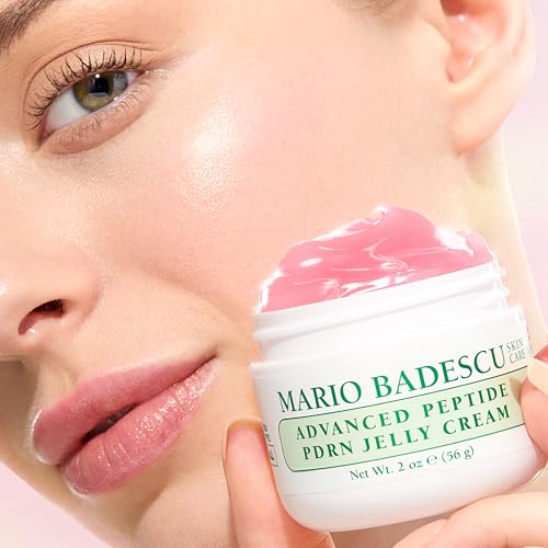 Mario Badescu Advanced Peptide PDRN Jelly Cream Face Moisturizer - Lightweight, Vegan Plant DNA, Hydrating for Daily Use