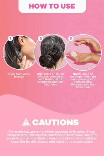 Natural Sant Onion Hair Mask with Argan Oil, Collagen & Biotin 10 oz - Deep Nourishing Treatment for Damaged Hair