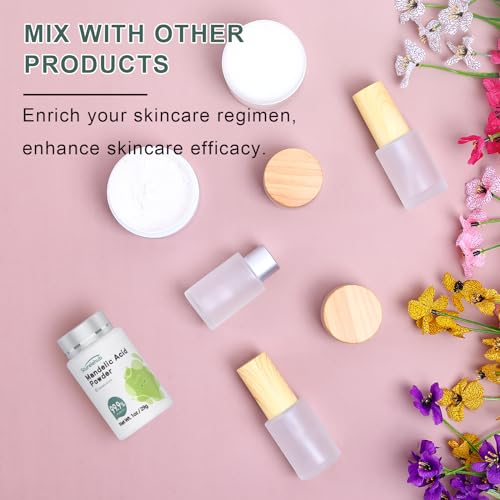 Mandelic Acid Powder, 1OZ 99.9% Purity, Natural, Cosmetic Grade, DIY Mandelic Acid Serum, Mandelic Acid Peel/Mask, Make Your Own Mandelic Acid Cream, Moisturizer