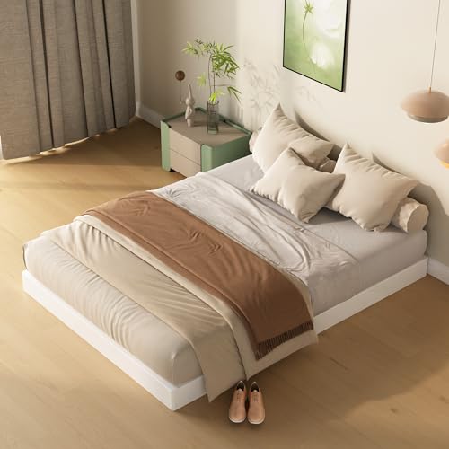 Full Size Box Spring with Fabric Cover - 4 Inch Low Profile Bed Foundation