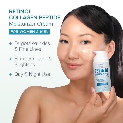 Retinol Face Cream with Collagen & Hyaluronic Acid - Anti-Aging Moisturizer