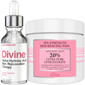 Save 30% on Glycolic Acid Peel 40% & Glycolic Resurfacing Pads Set - This Ultra Potent Duo Will Purify Your Skin & Eliminate Wrinkles, Acne Scarring For a Clear & Glowing Complexion