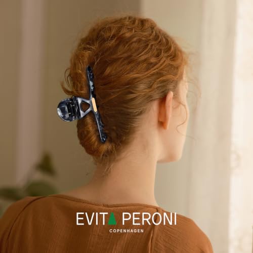 Oversized Hair Clips for Women - Strong Grip Full & Half Claw Clip - Night Star River