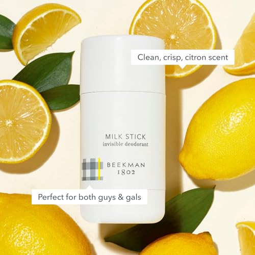 Beekman 1802 Milk Stick Whole Body Deodorant Citrus Scent 2.5 oz (Original Citron & Lemon)
