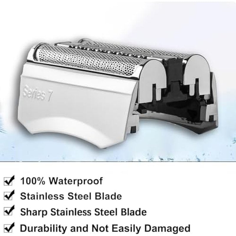 70S Series 7 Replacement Head Compatible with Braun Series 7 Replacement Head,70s Blades for Braun S7 Wet and Dry Replacement Blades for Electric Foil Shaver 720,750CC, 760CC,790CC,9565