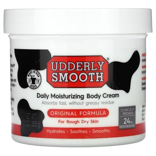 Udderly Smooth Body Moisturizer Cream - Original Formula, 10 oz Pack of 3 - Fresh Variant