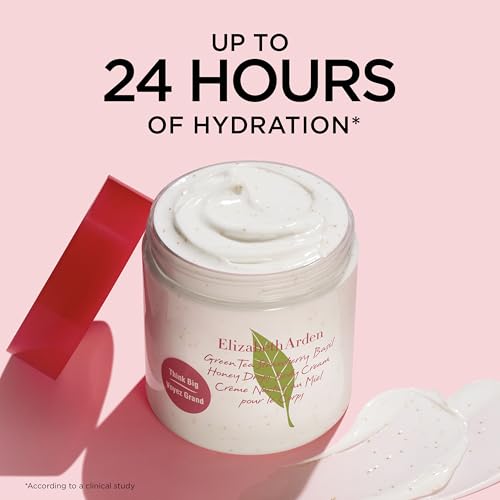 Hydrating Body Cream with Honey, Green Tea & Strawberries - 16.9 oz