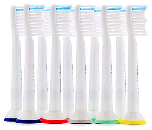 ZUVA Replacement Toothbrush Heads for Philips Sonicare, 20 Pack